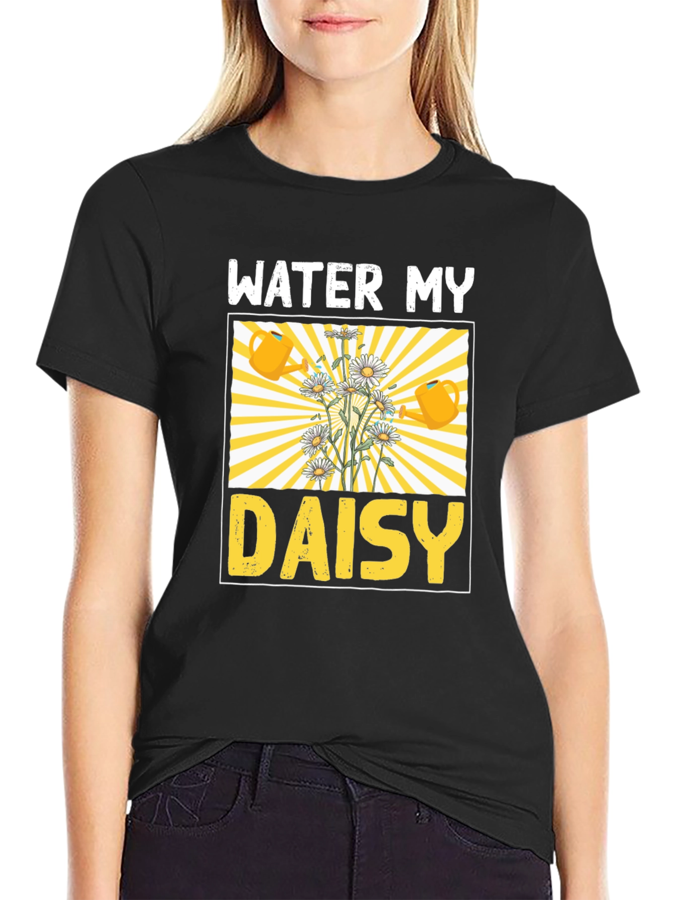 Water My Daisy Graphic T-Shirt - Gardening Tee