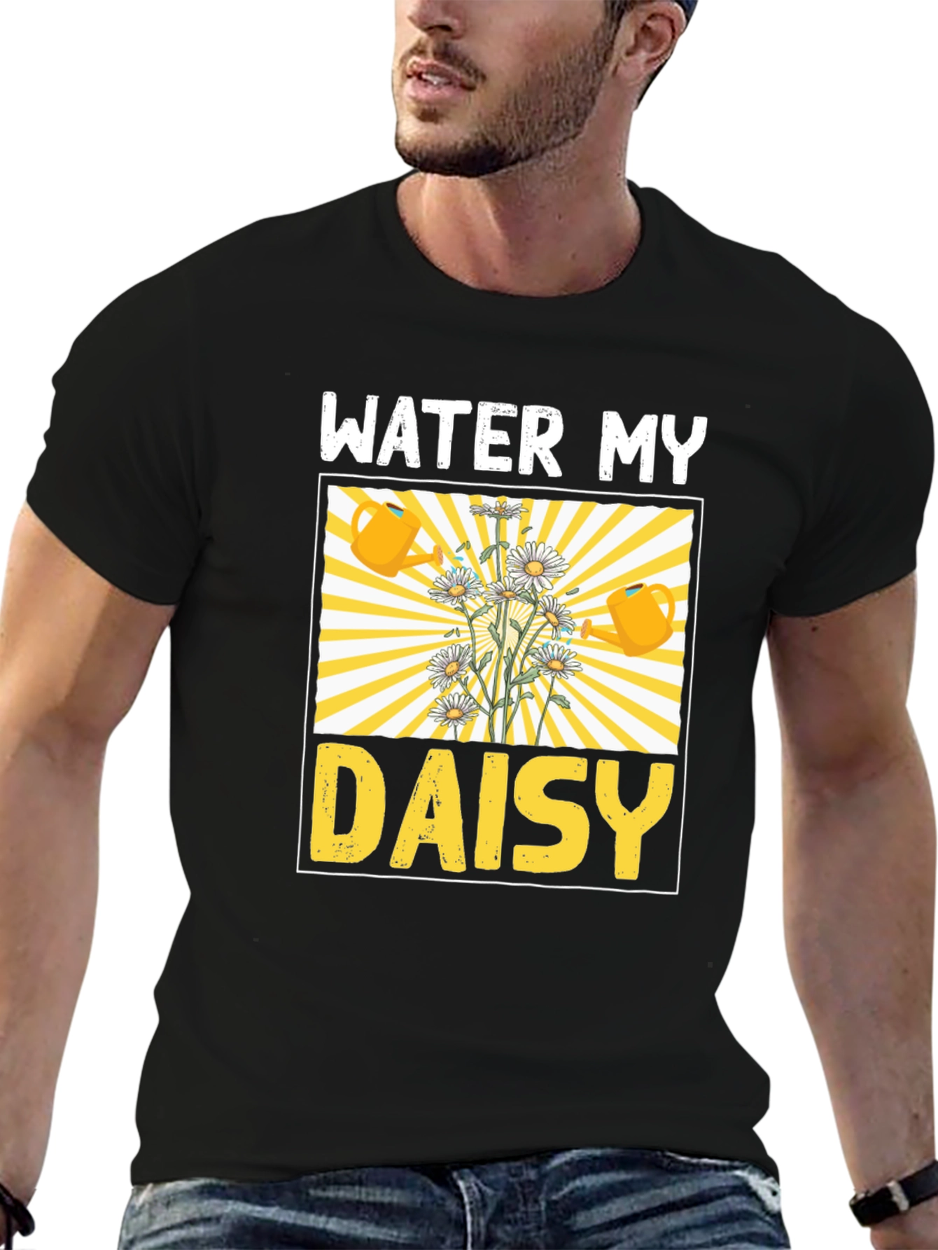Water My Daisy Graphic T-Shirt - Gardening Tee