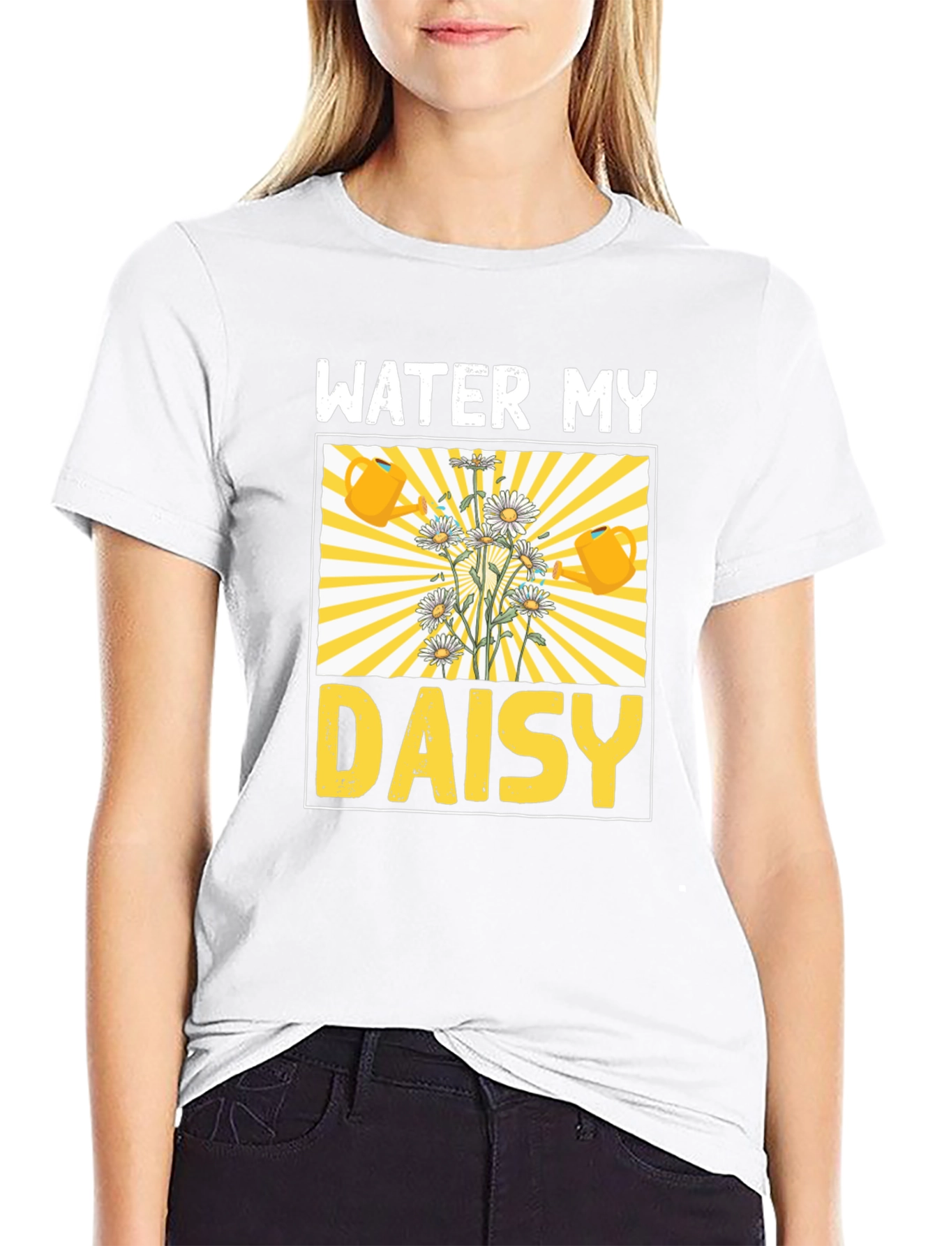 Water My Daisy Graphic T-Shirt - Gardening Tee