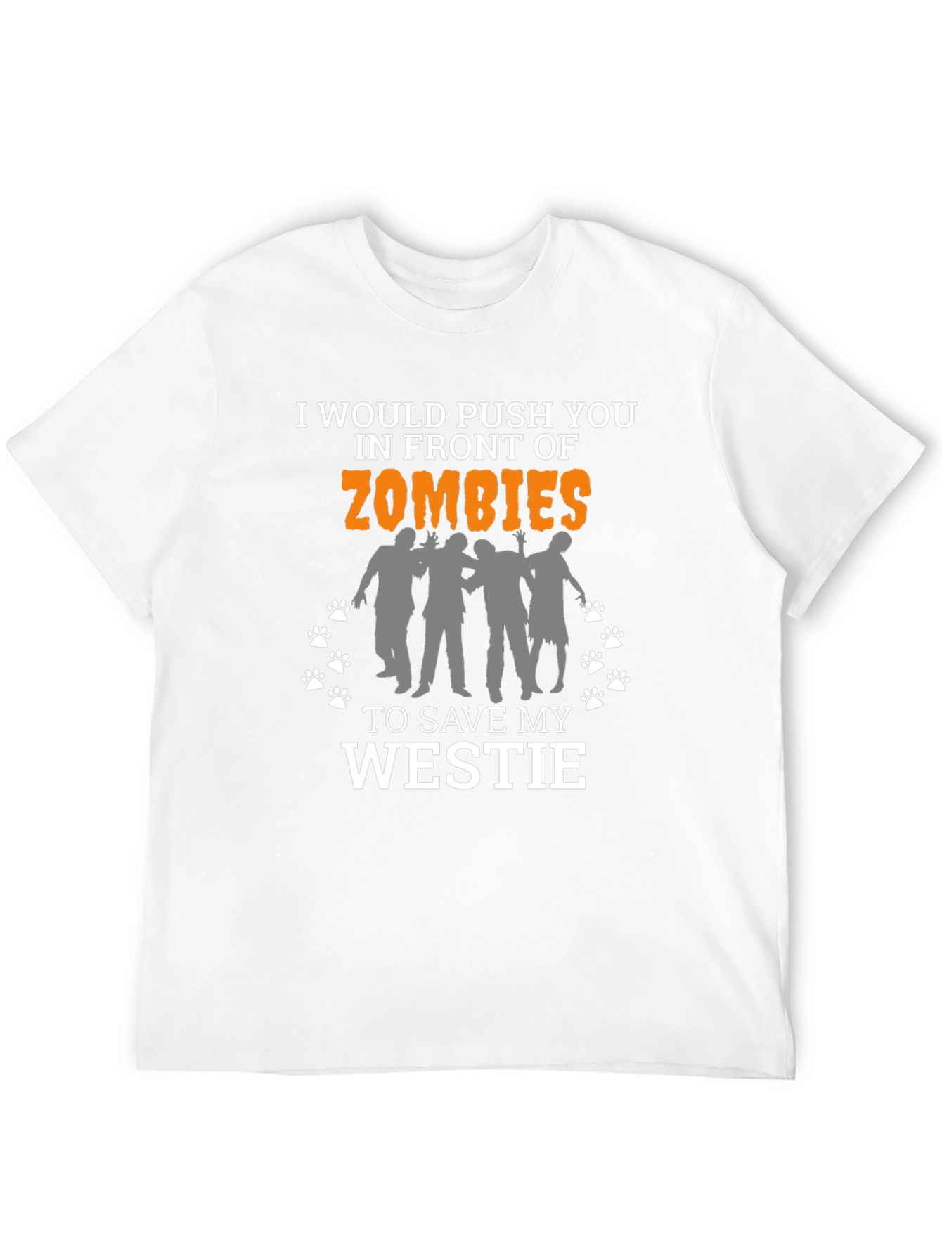 Zombie Westie T-Shirt - Funny Dog Lover Tee