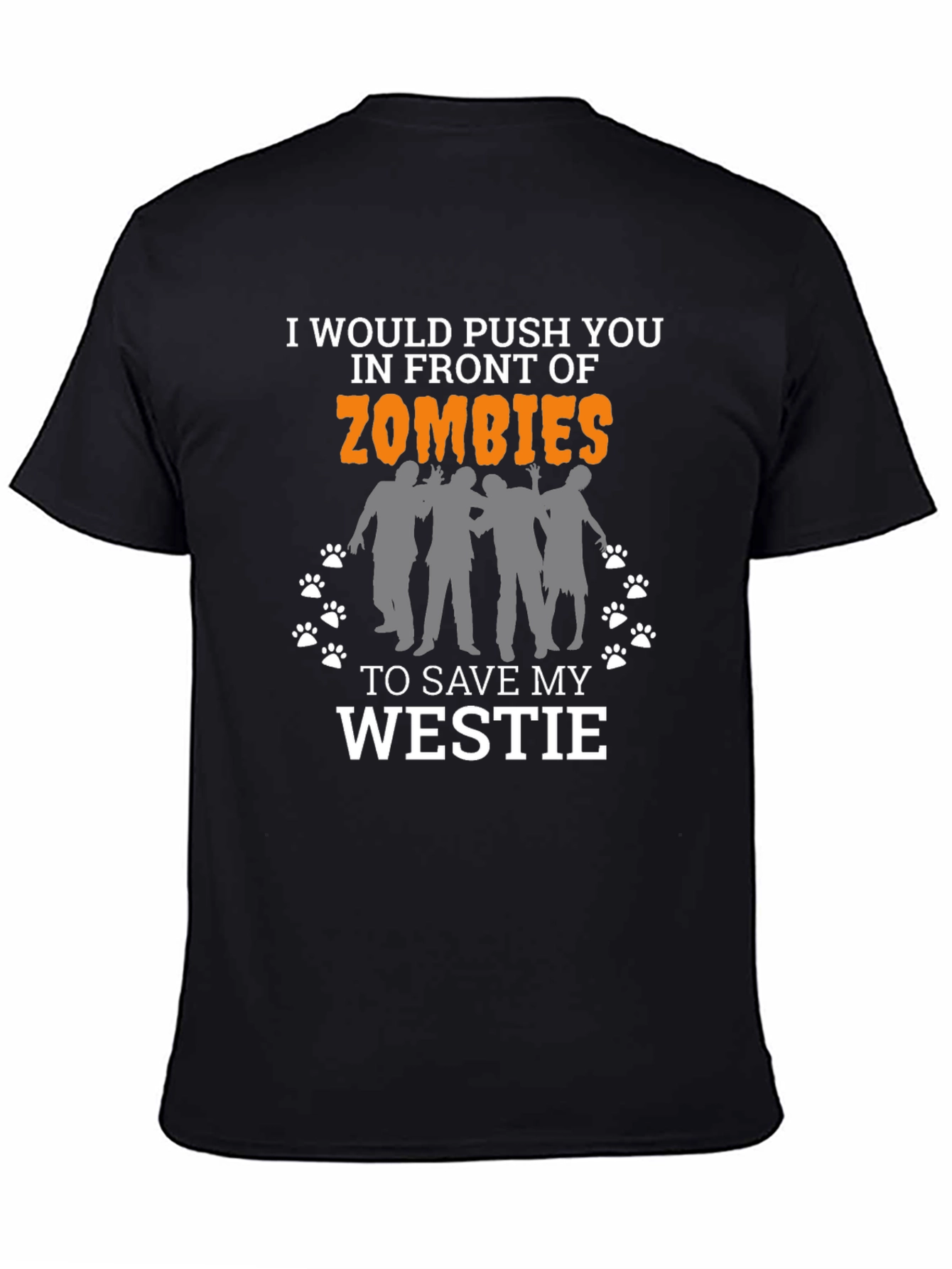 Zombie Westie T-Shirt - Funny Dog Lover Tee