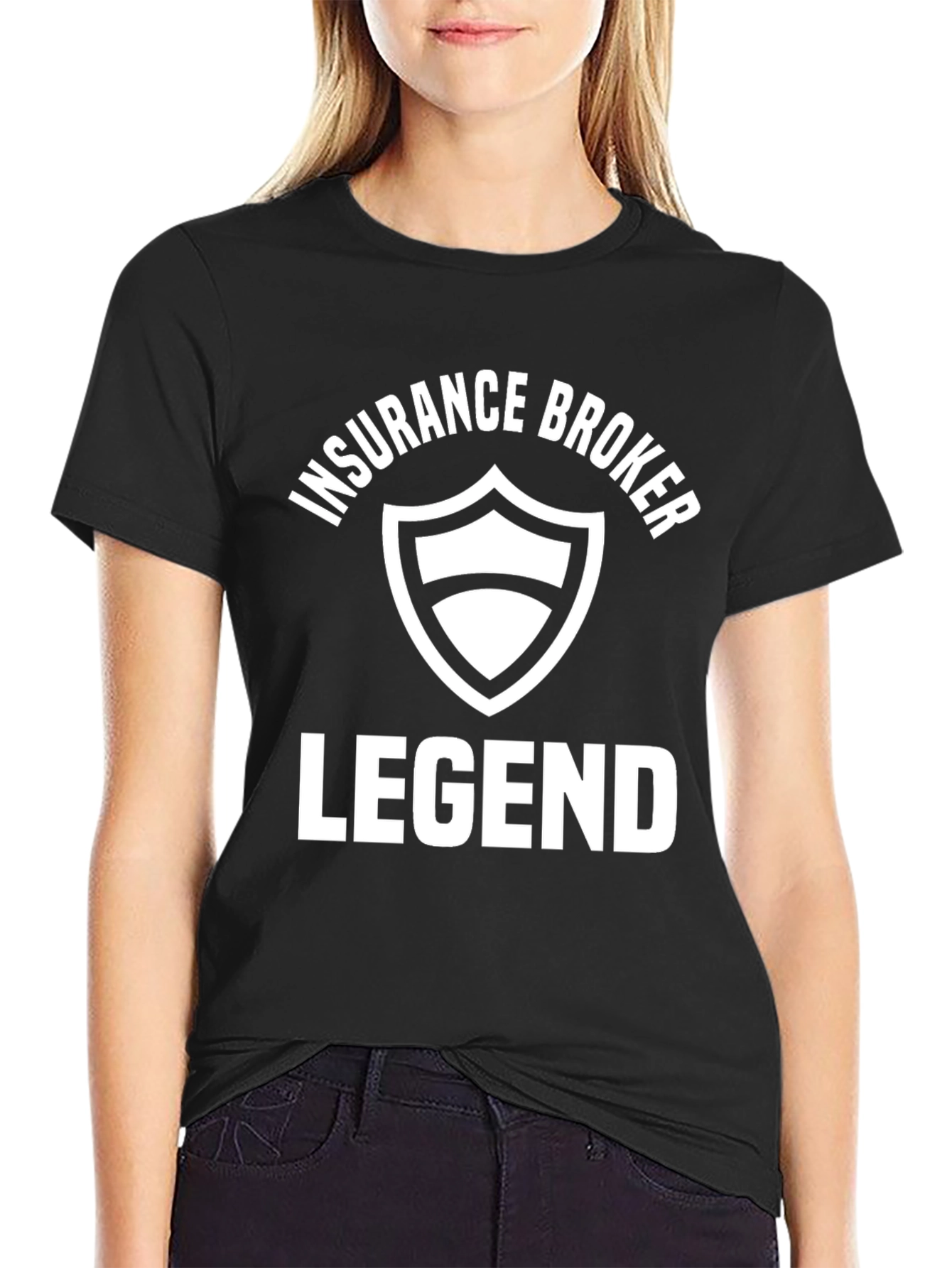 Insurance Broker Legend Black T-Shirt