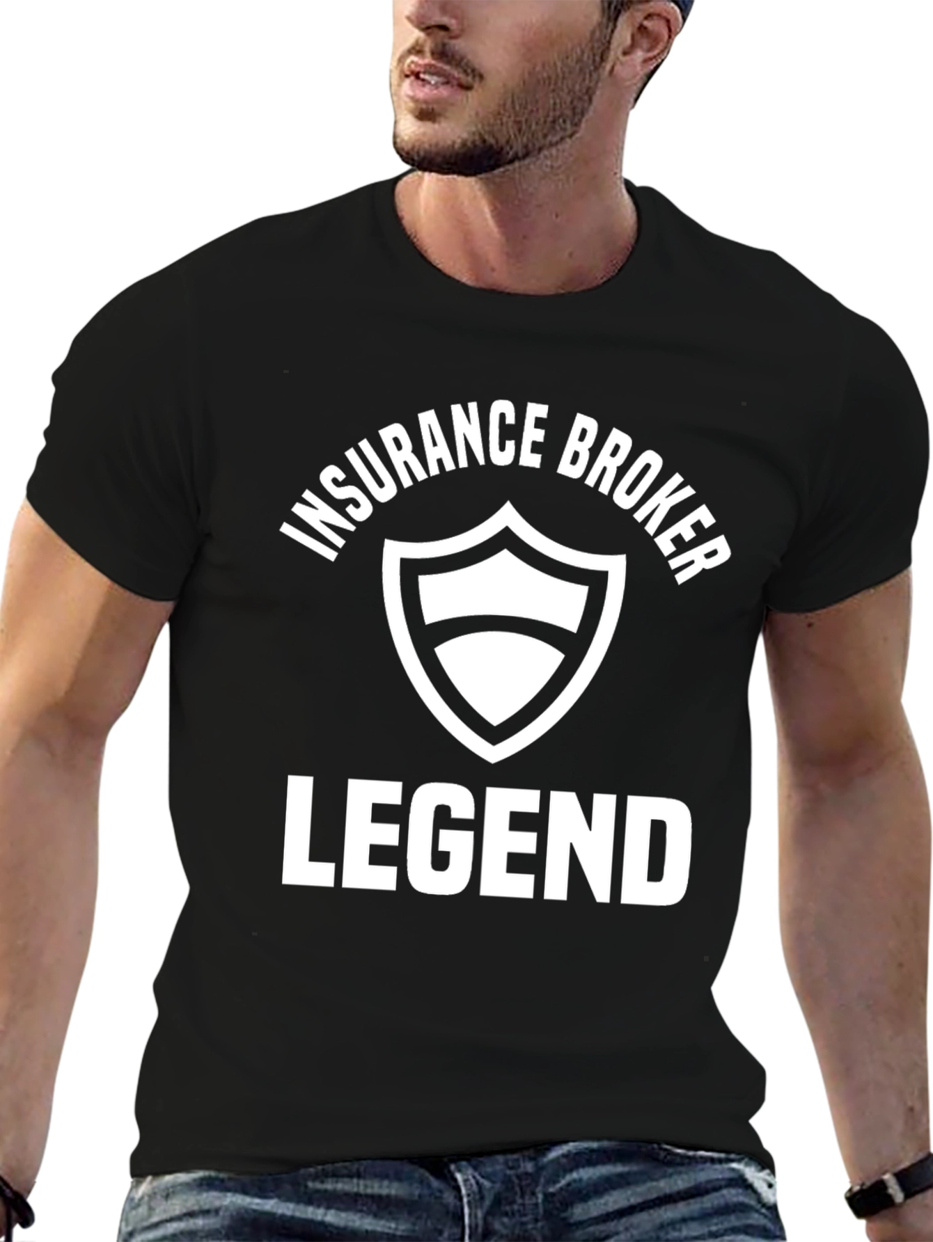 Insurance Broker Legend Black T-Shirt