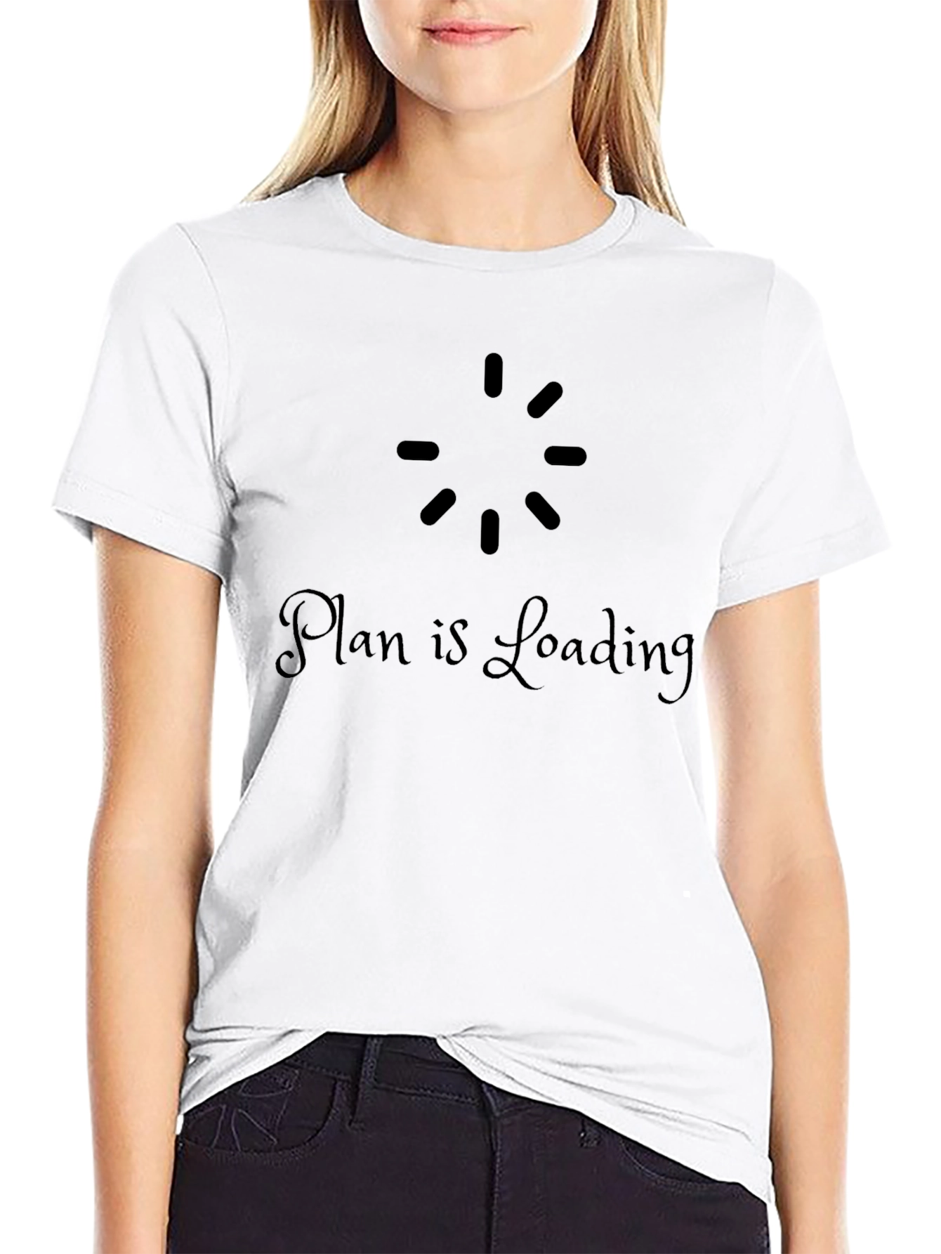 Plan is Loading - Black Graphic Tee
