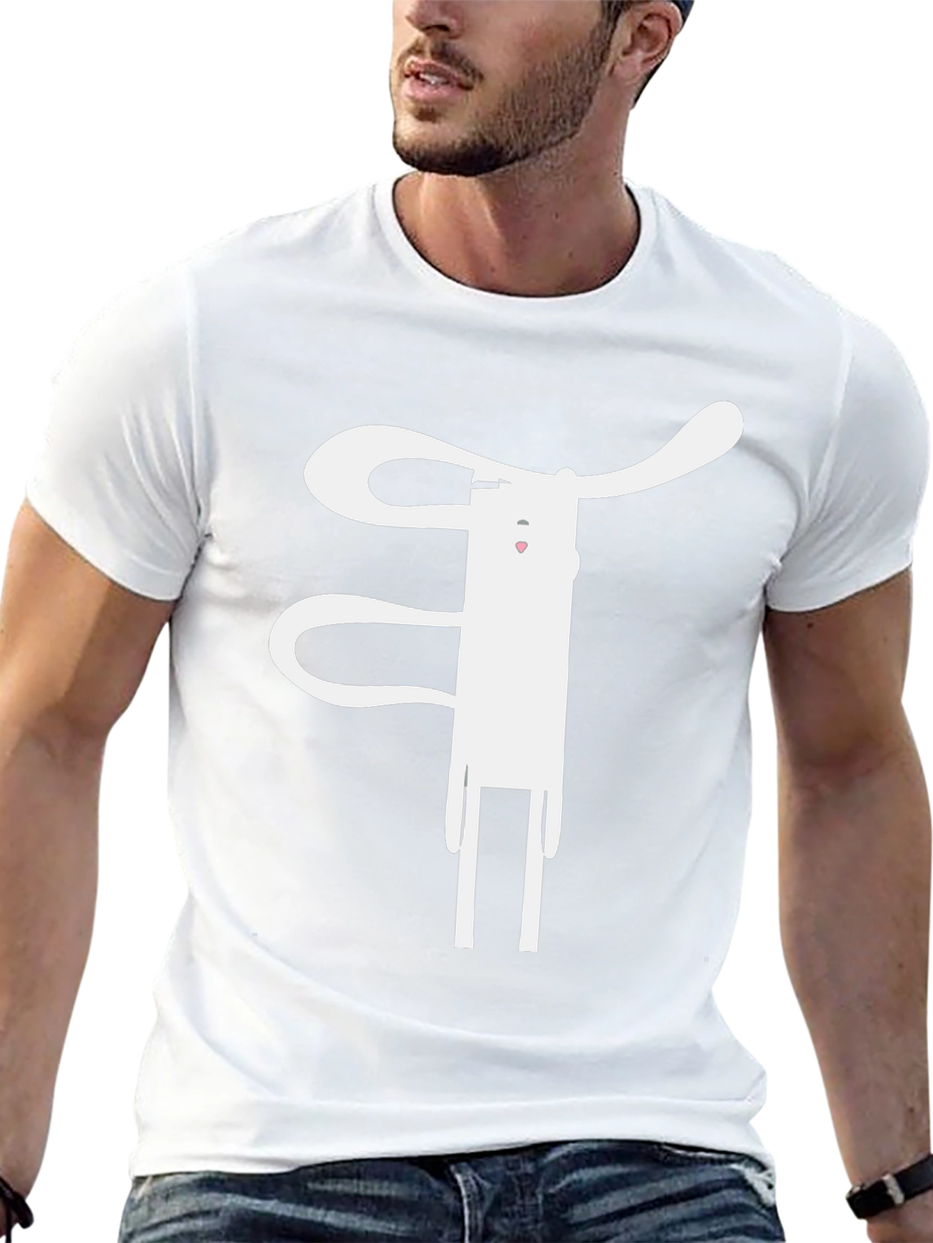 Abstract Creature Black T-Shirt