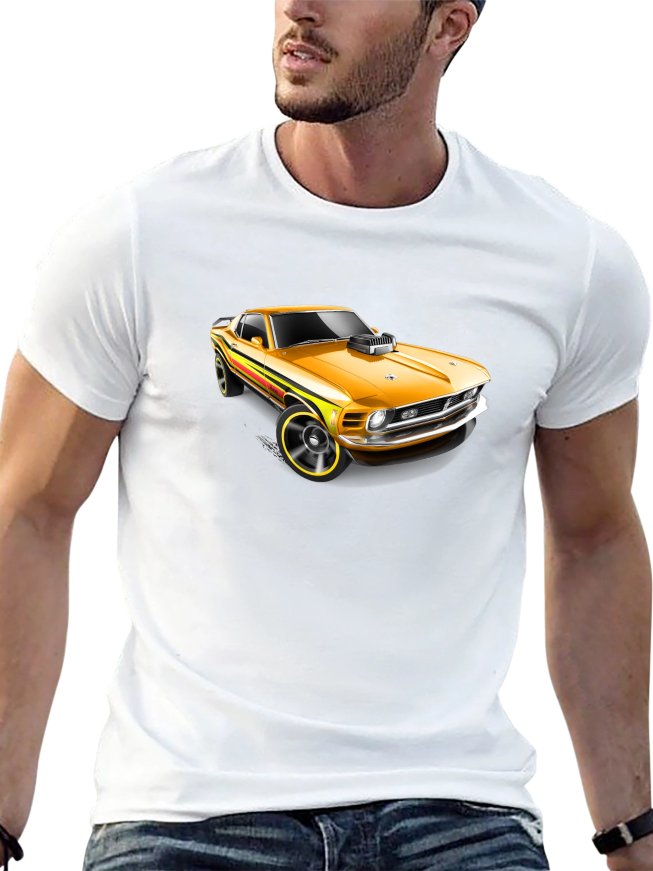 Classic Car Graphic T-Shirt