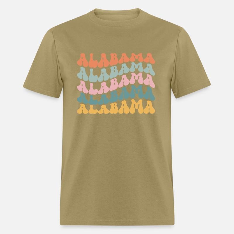 Alabama State Alabamian Alabaman Pride Groovy