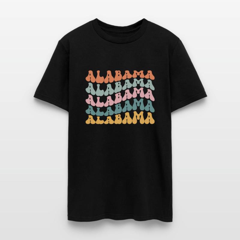 Alabama State Alabamian Alabaman Pride Groovy