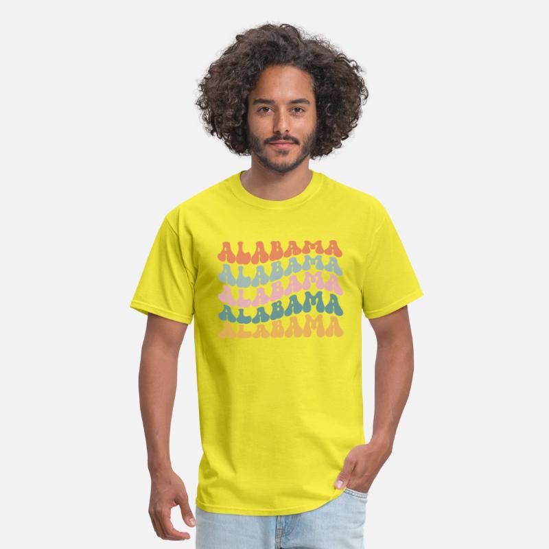Alabama State Alabamian Alabaman Pride Groovy