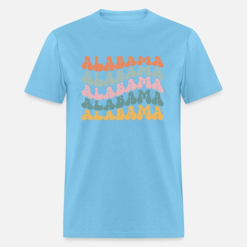 Alabama State Alabamian Alabaman Pride Groovy