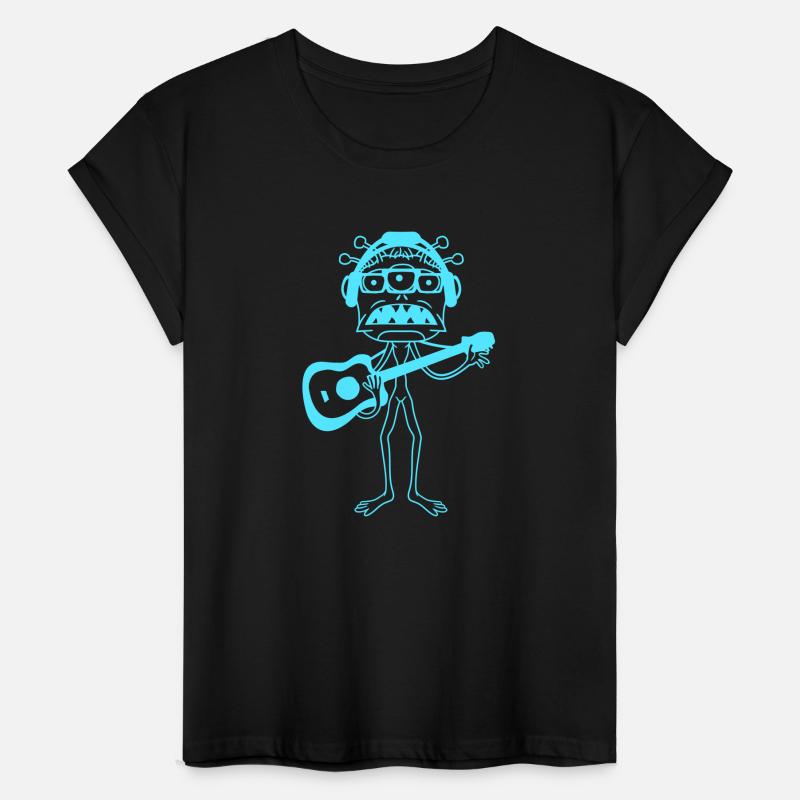 Alien Monster Playing Guitar Headphone Sunglasses