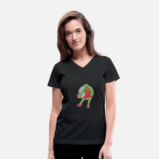 Alien Playing Basketball Sports Lover Gift