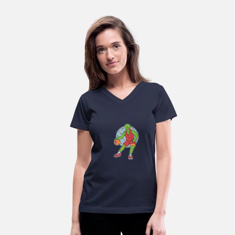 Alien Playing Basketball Sports Lover Gift