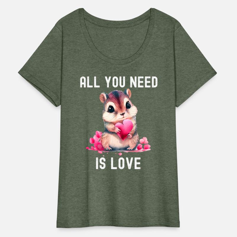 All you need is love with heart Chipmunk
