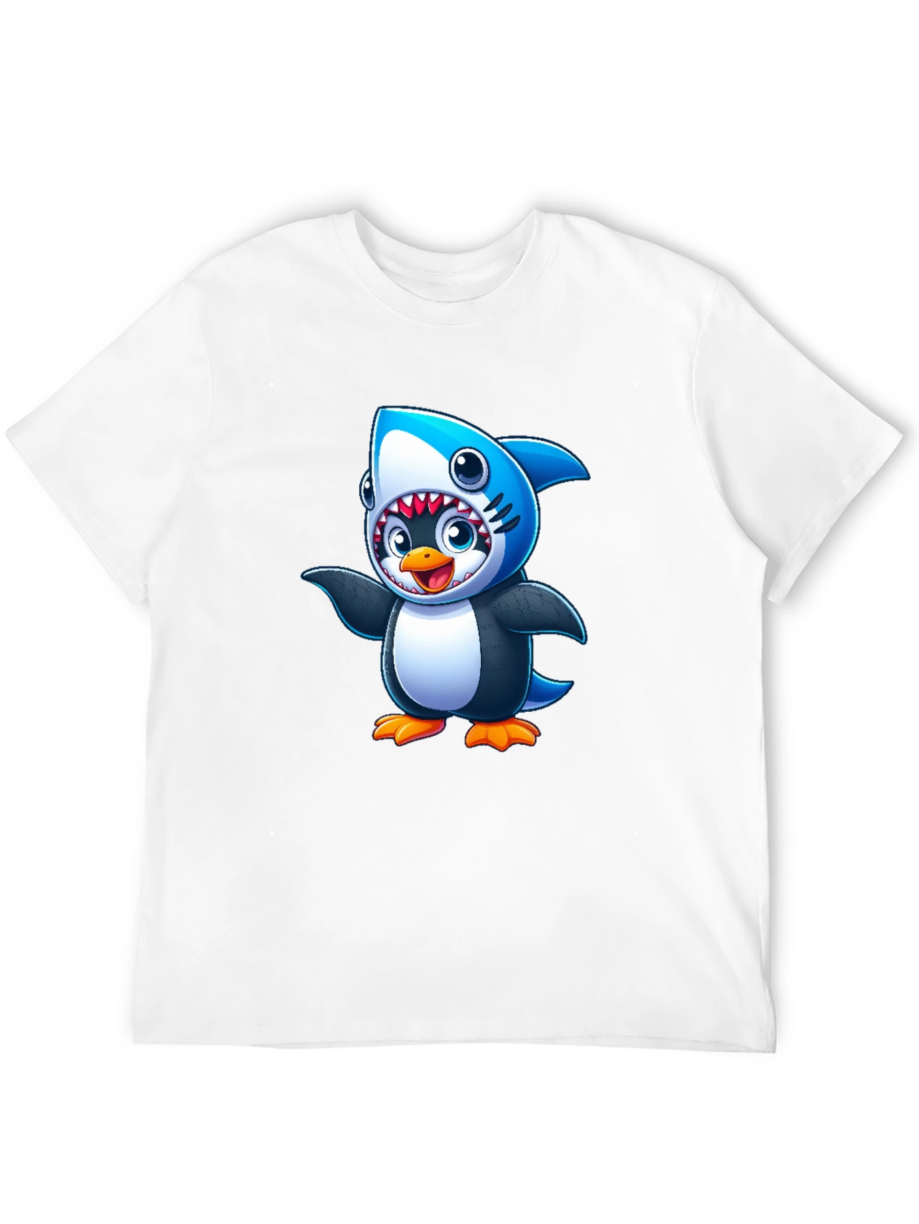 Penguin Shark Costume T-Shirt