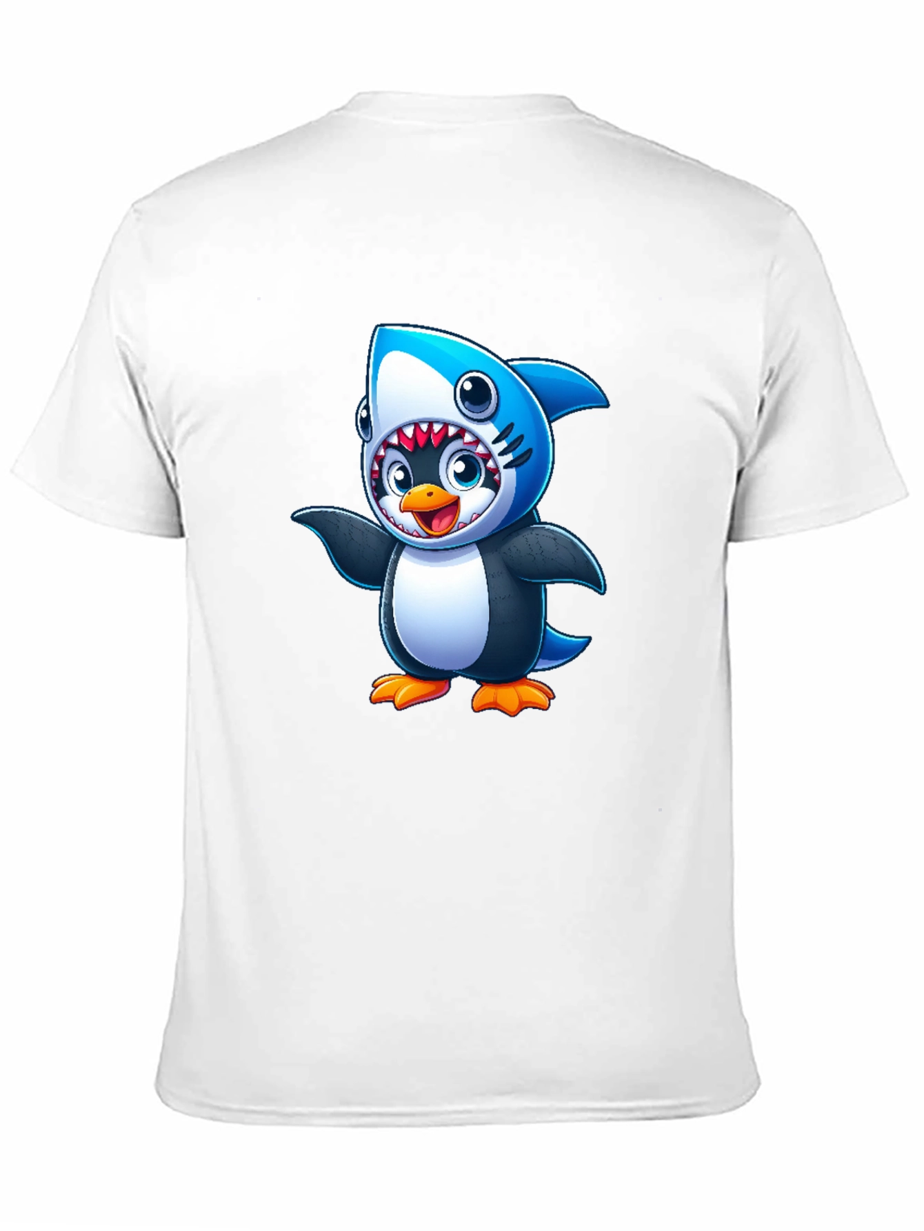 Penguin Shark Costume T-Shirt