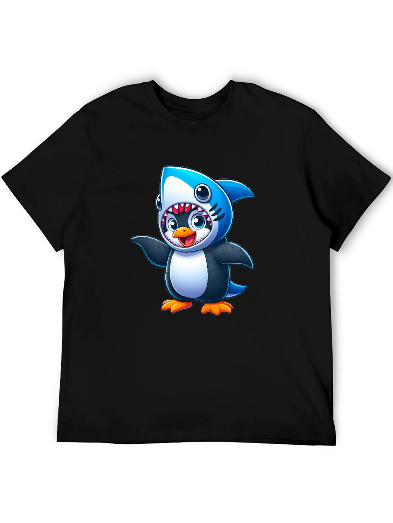 Penguin Shark Costume T-Shirt
