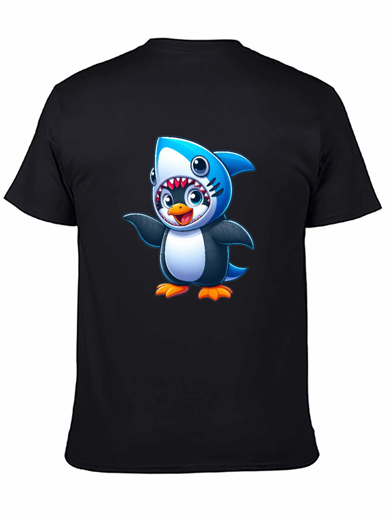 Penguin Shark Costume T-Shirt