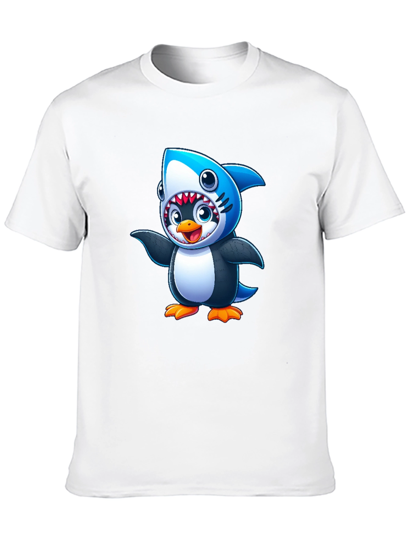 Penguin Shark Costume T-Shirt