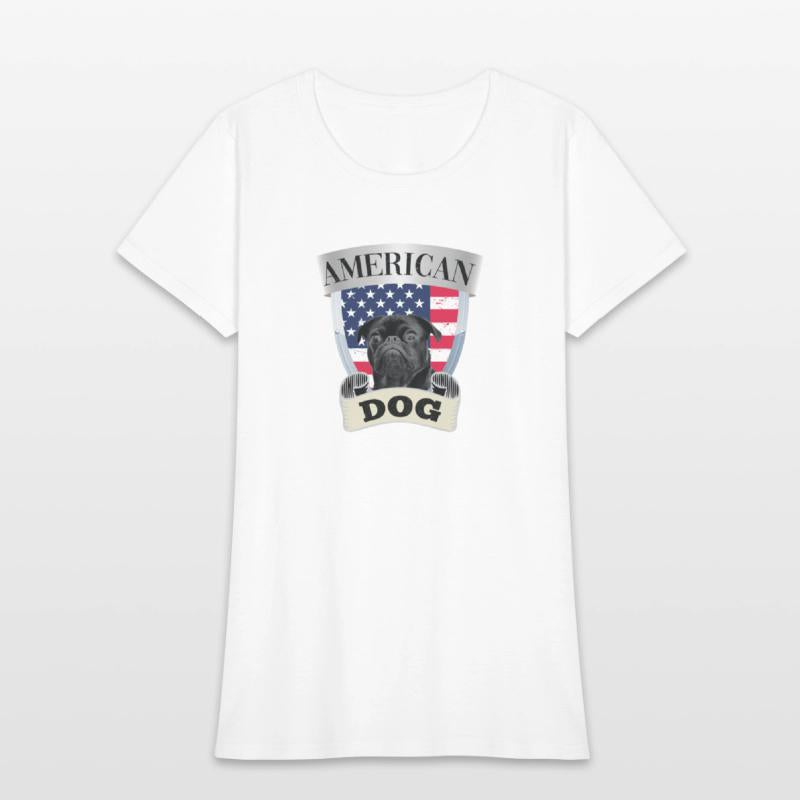 American bulldog Simple Attractive T Shirts