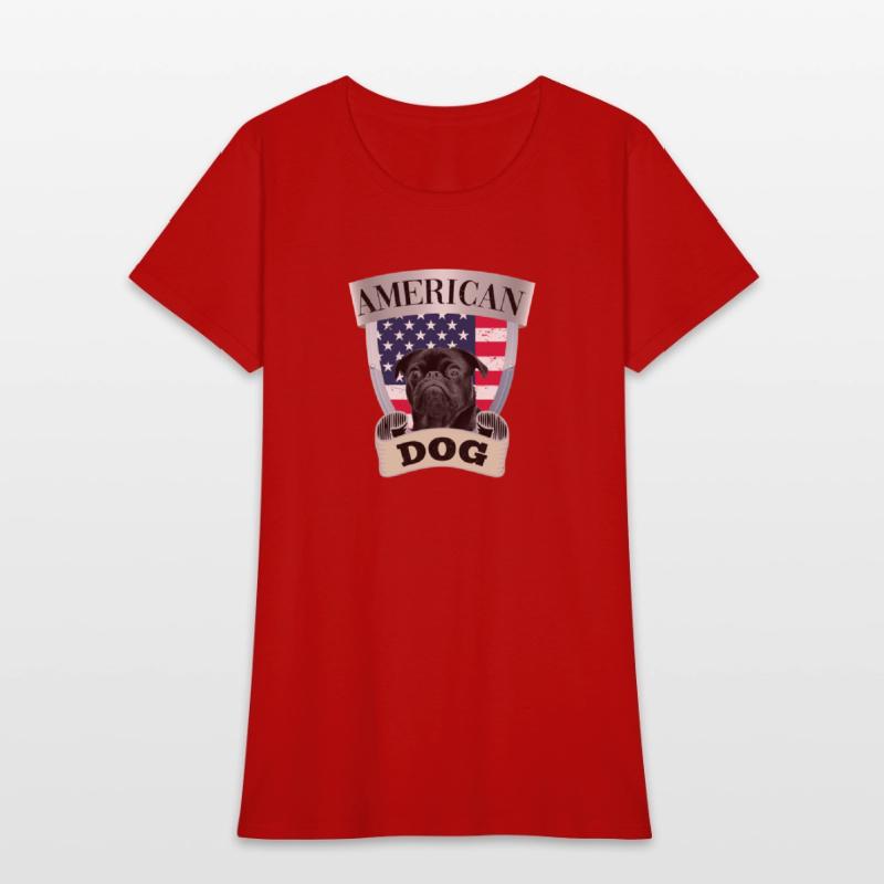 American bulldog Simple Attractive T Shirts
