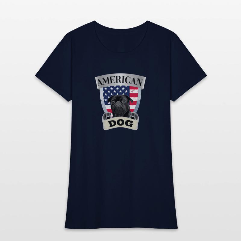 American bulldog Simple Attractive T Shirts