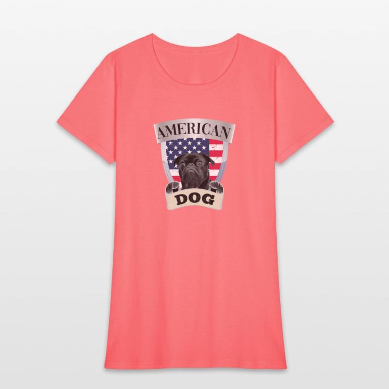 American bulldog Simple Attractive T Shirts