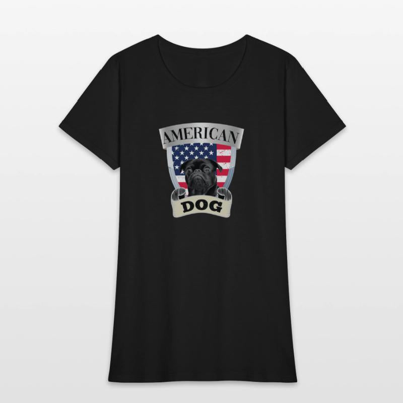 American bulldog Simple Attractive T Shirts