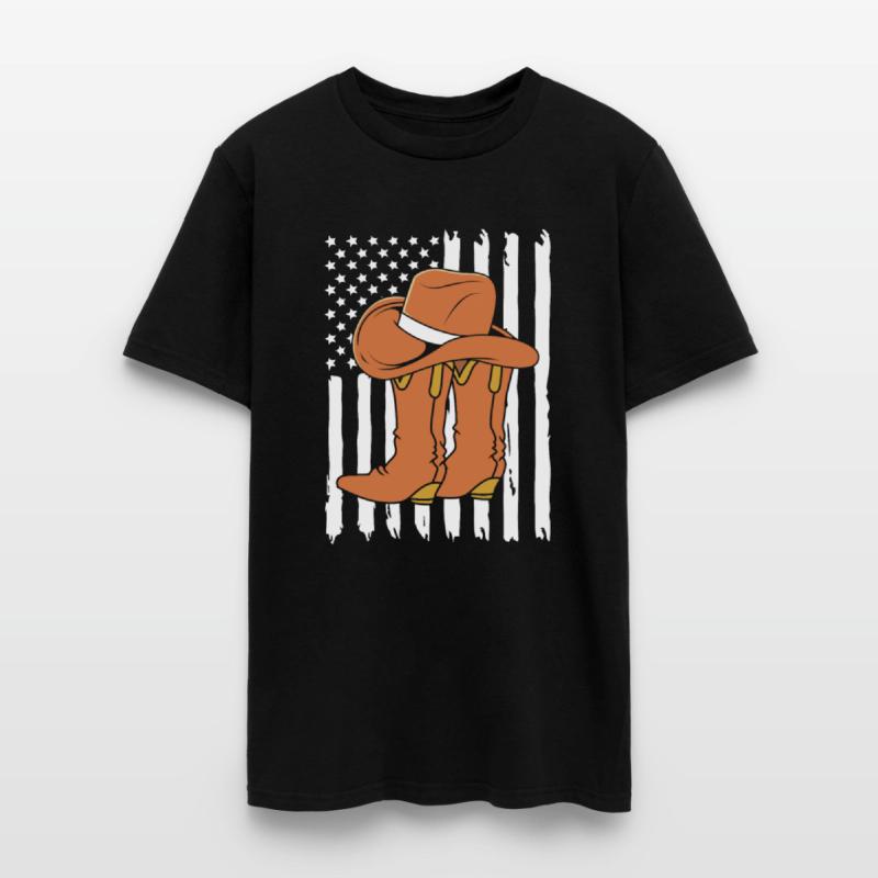 American Flag Dancers Line Dancing Cowboy Boots