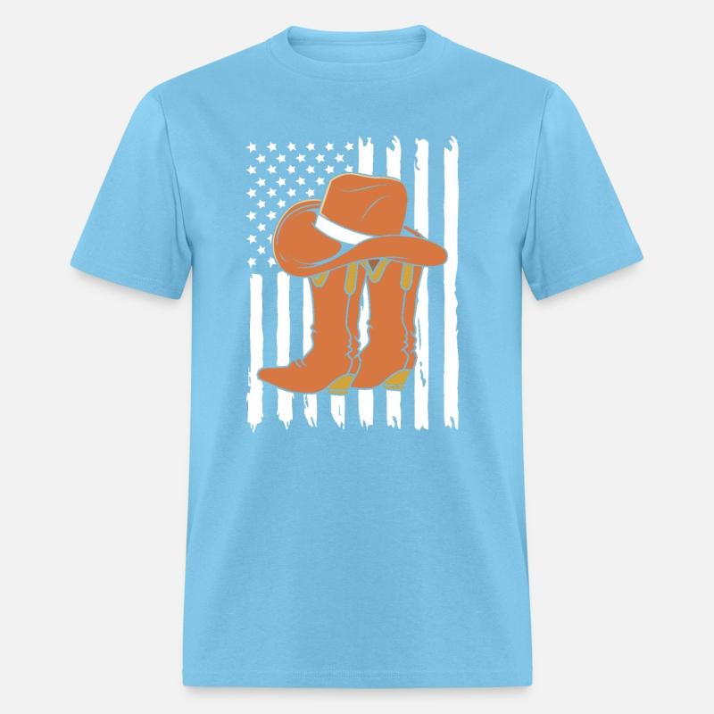 American Flag Dancers Line Dancing Cowboy Boots