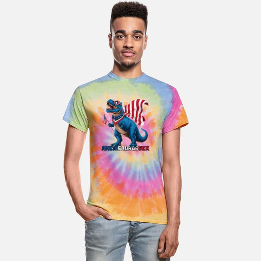 Amerisaurus Rex Patriotic Dino Tee