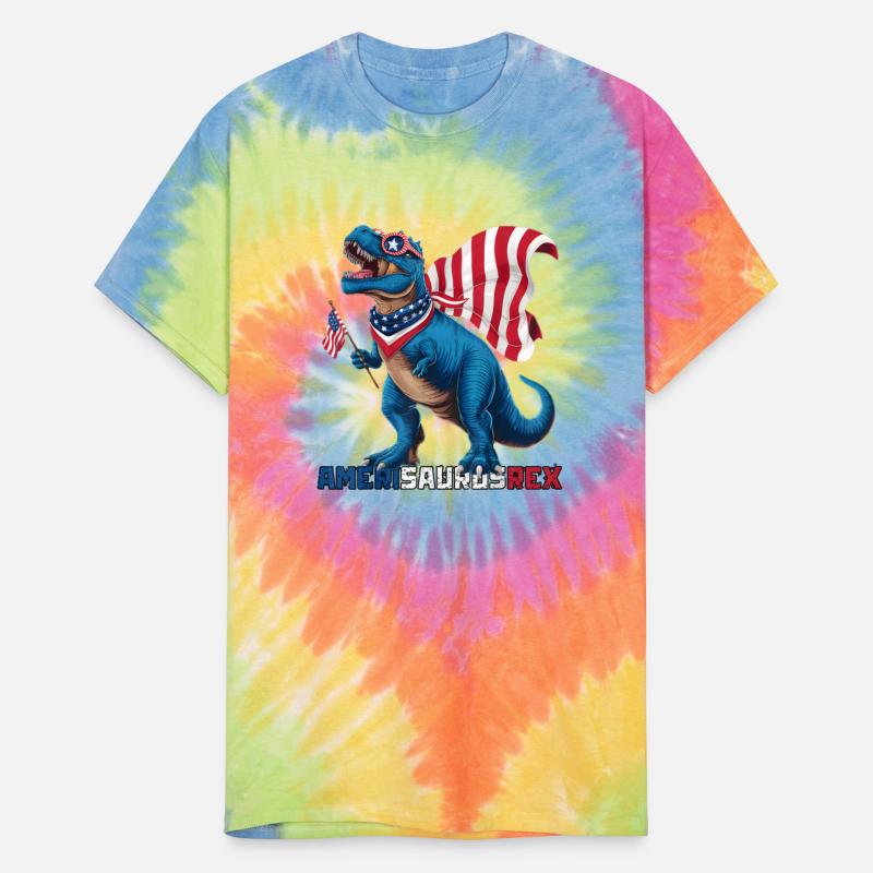 Amerisaurus Rex Patriotic Dino Tee
