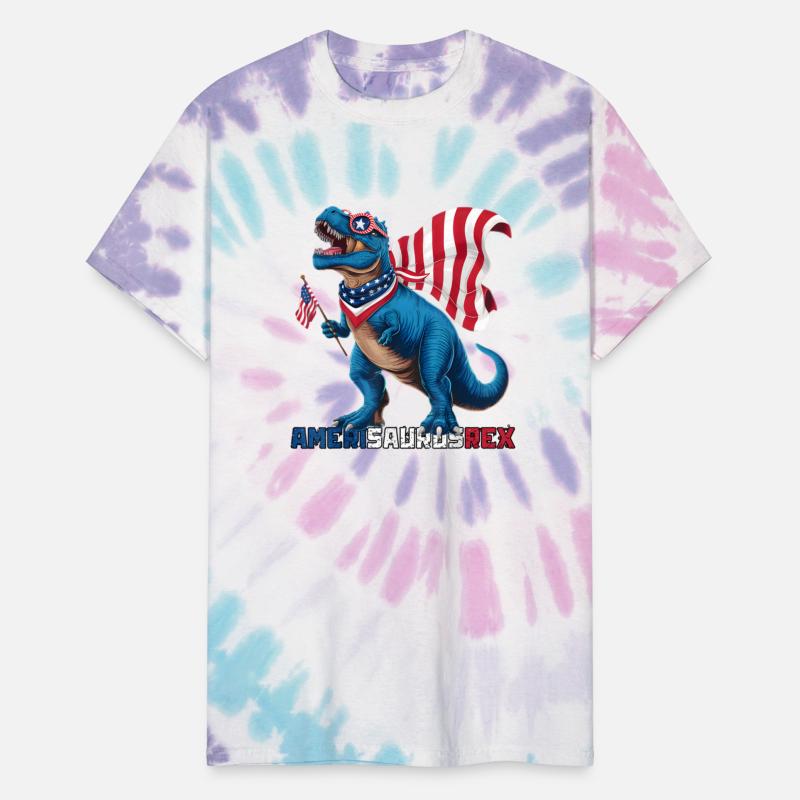Amerisaurus Rex Patriotic Dino Tee
