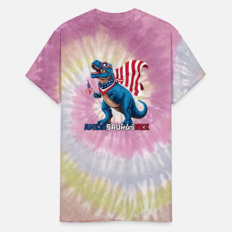 Amerisaurus Rex Patriotic Dino Tee