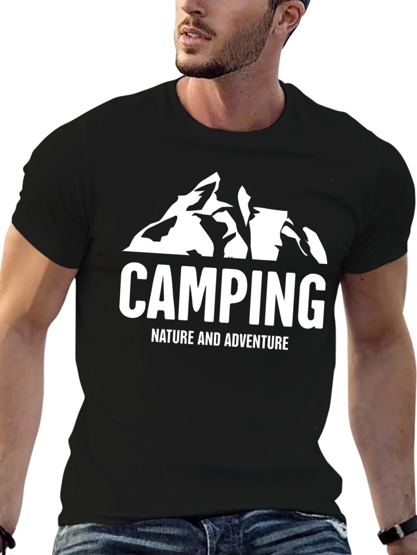Camping Nature Adventure Graphic Tee Shirt