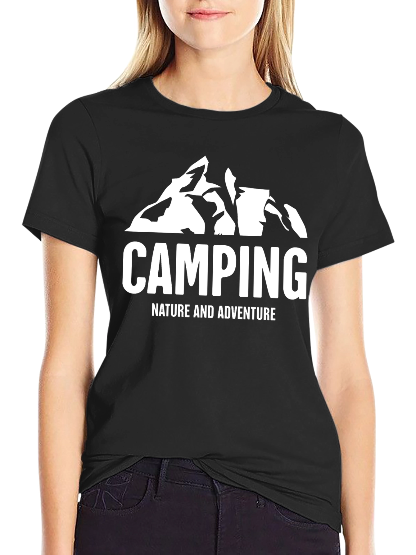 Camping Nature Adventure Graphic Tee Shirt