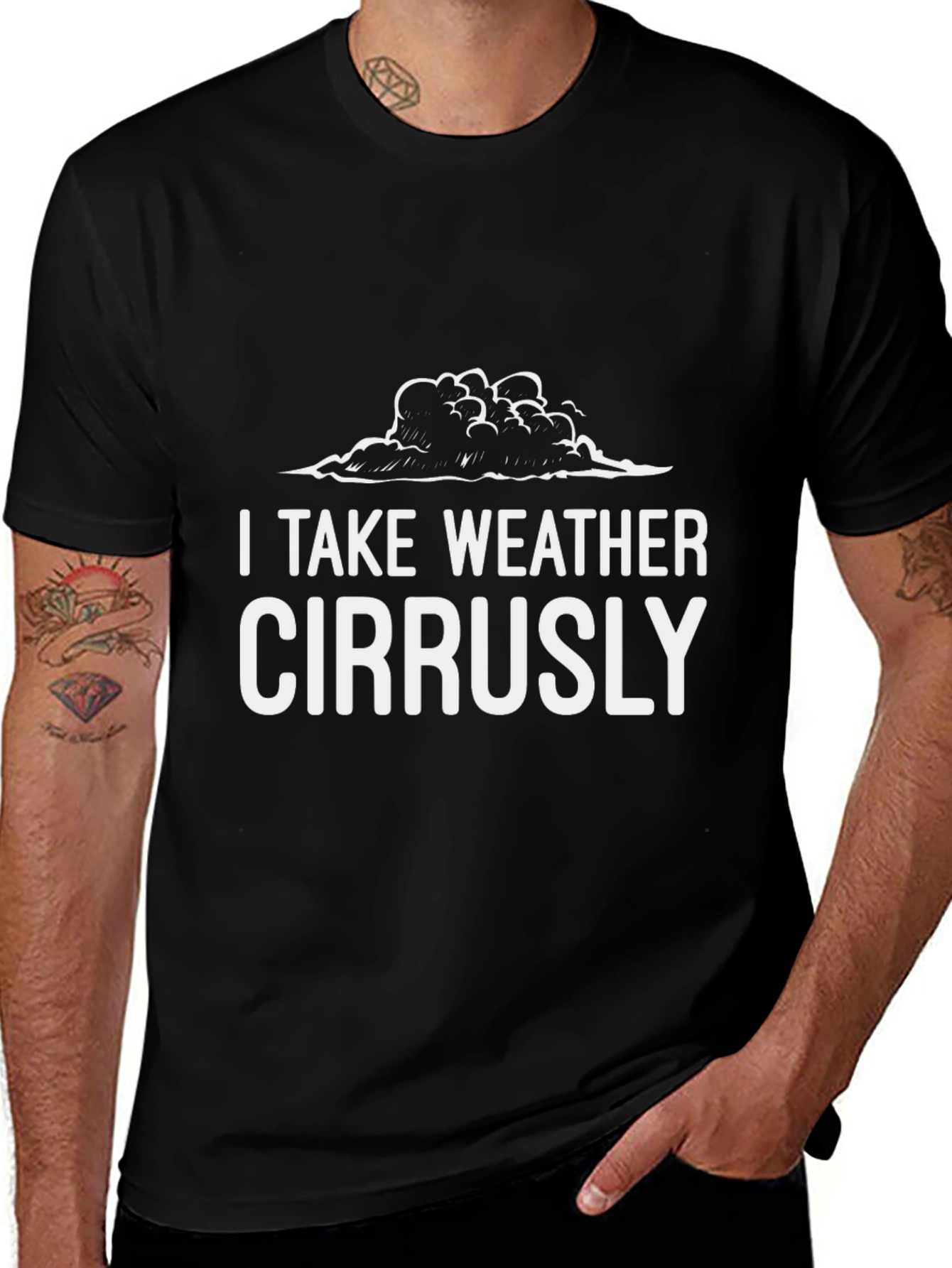 I Take Weather Cirrusly Graphic Tee