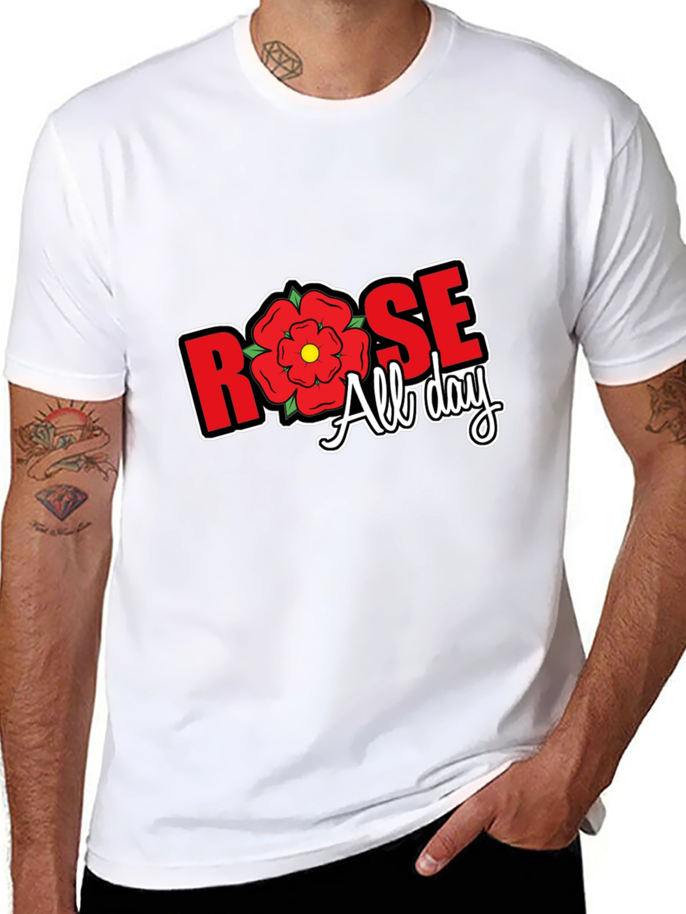 Rose All Day Graphic T-Shirt