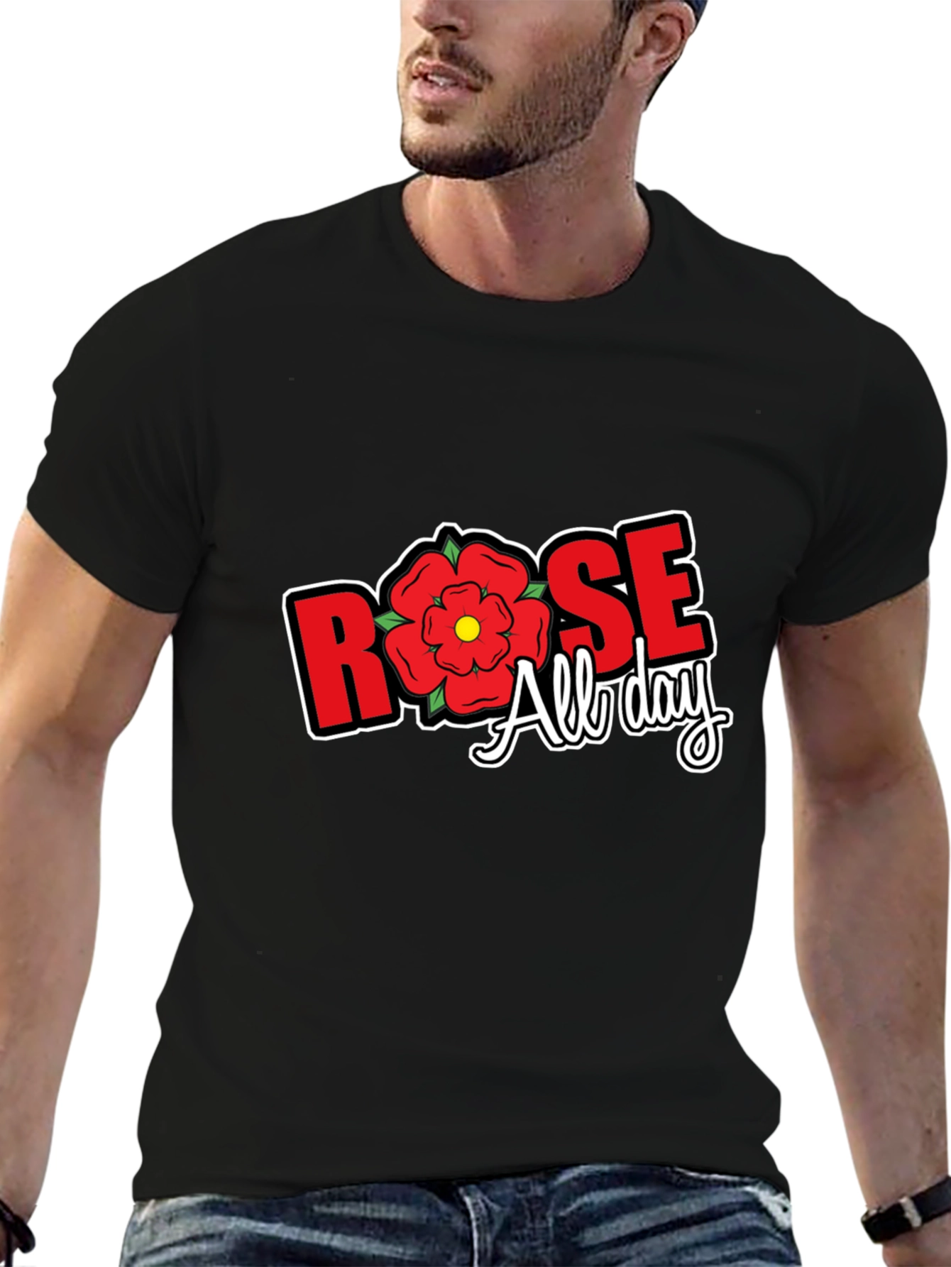 Rose All Day Graphic T-Shirt