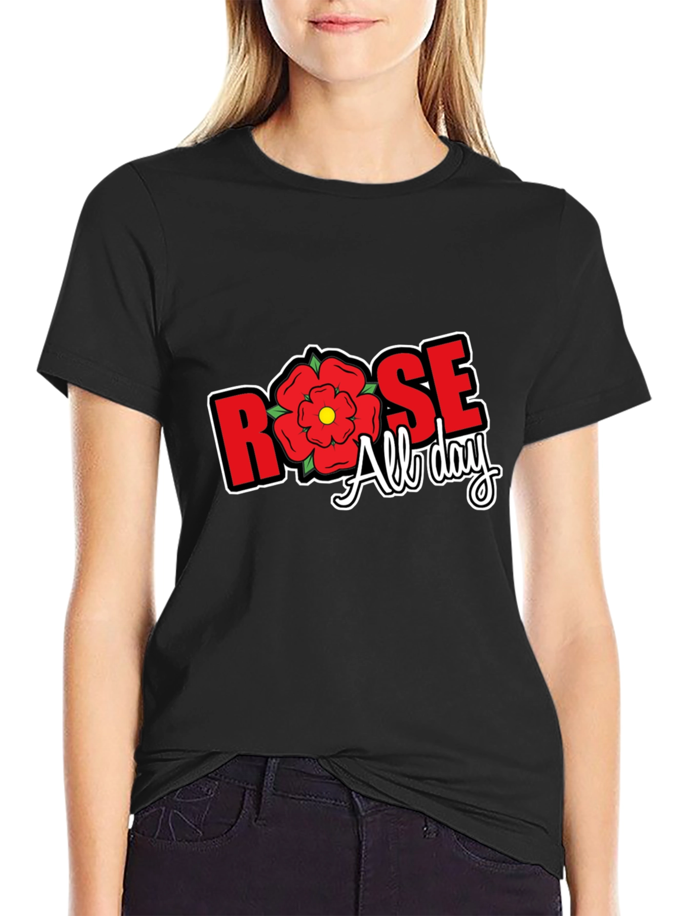 Rose All Day Graphic T-Shirt