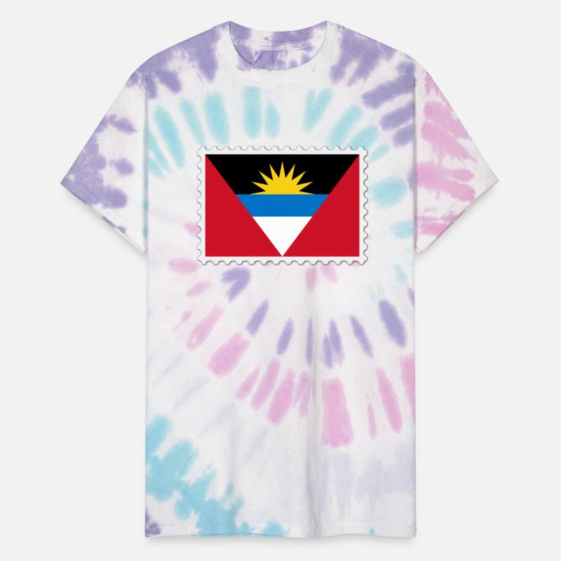 Antigua and Barbuda flag stamp