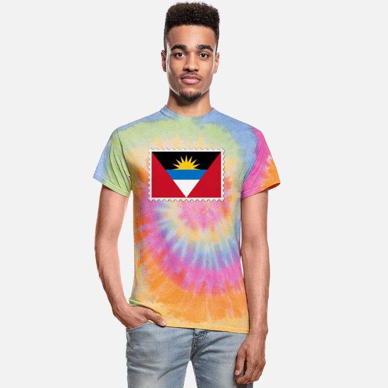 Antigua and Barbuda flag stamp