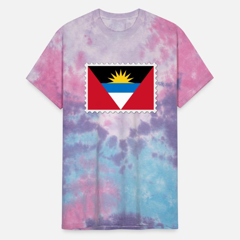 Antigua and Barbuda flag stamp