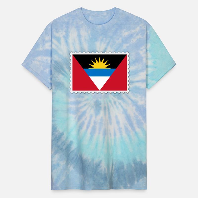 Antigua and Barbuda flag stamp
