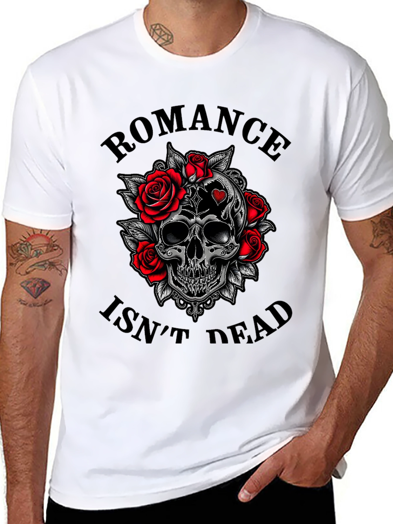 Romance Isnt Dead Graphic T-Shirt