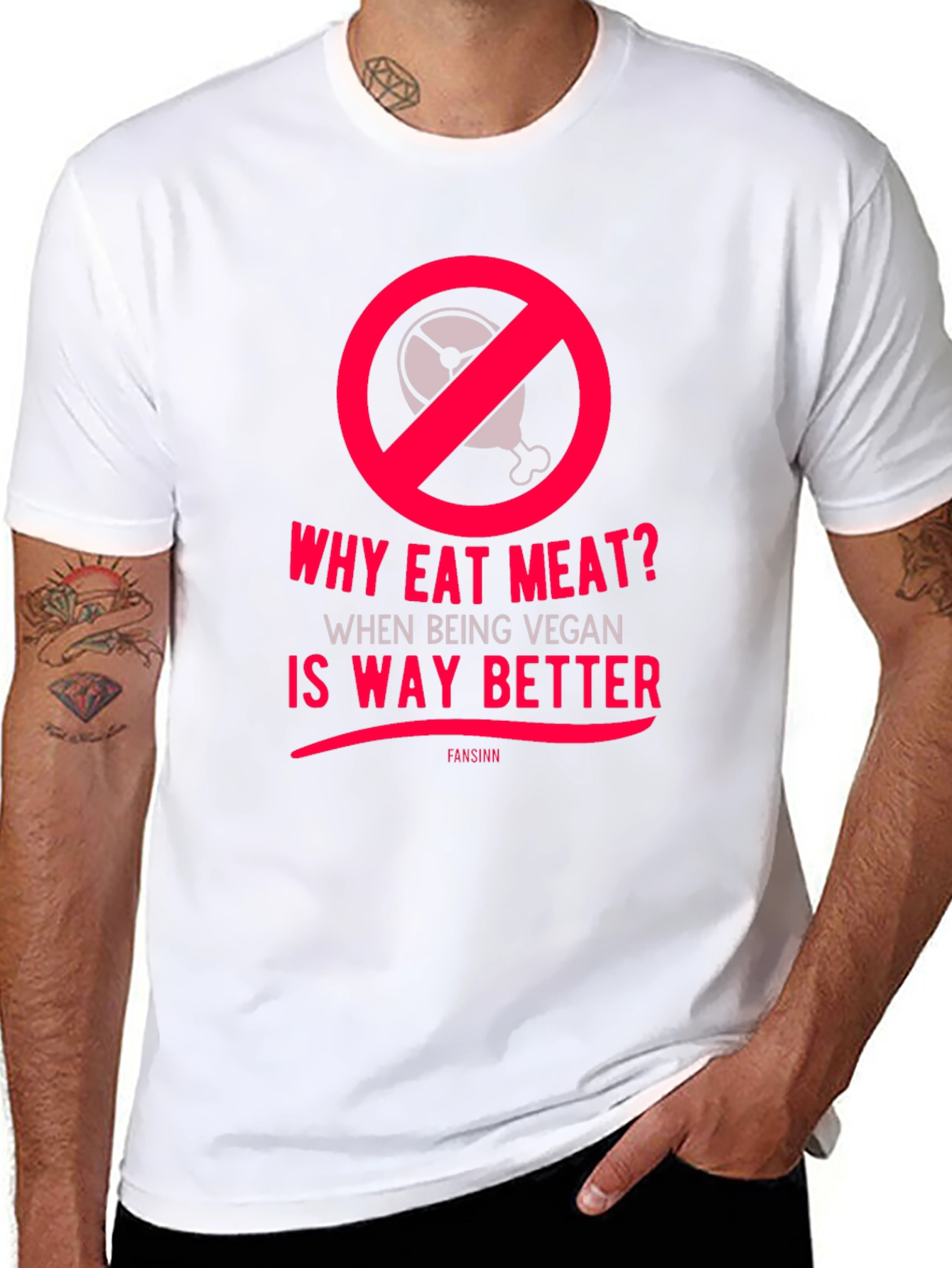 Vegan T-Shirt: Why Eat Meat?  Vegan is Way Better!