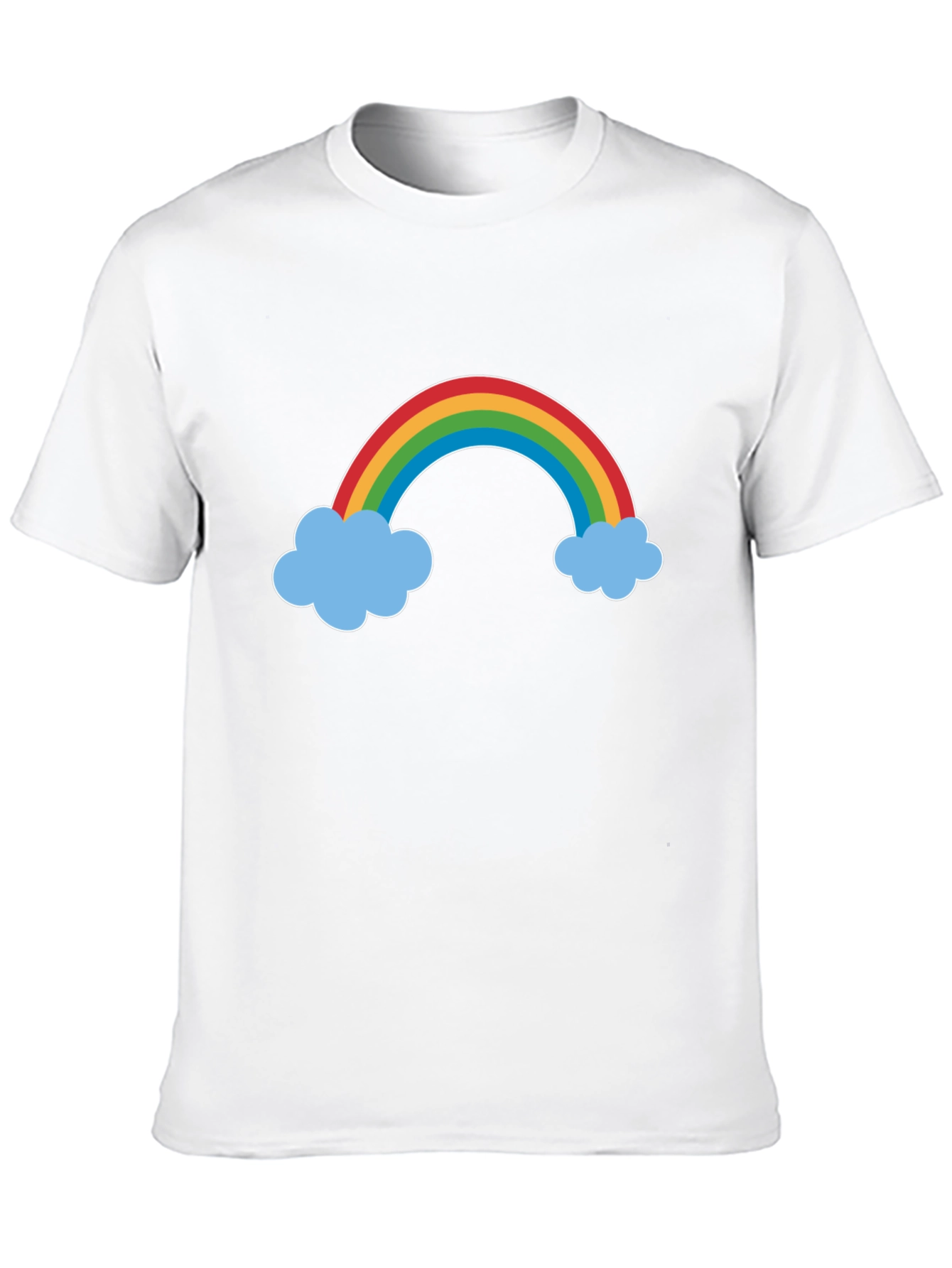 Rainbow Cloud Graphic Tee - Black