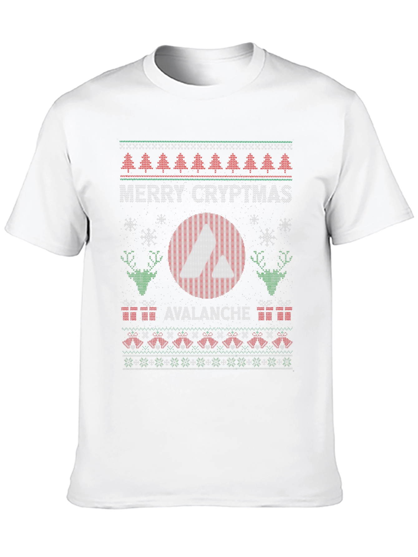 Merry Cryptmas Avalanche Ugly Christmas Sweater T-Shirt