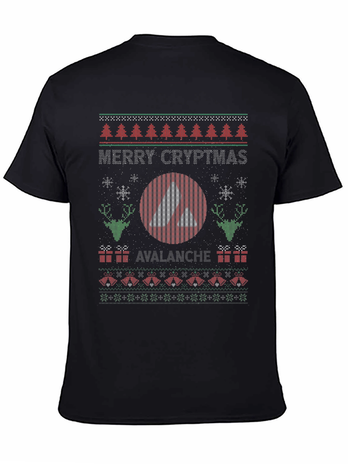 Merry Cryptmas Avalanche Ugly Christmas Sweater T-Shirt