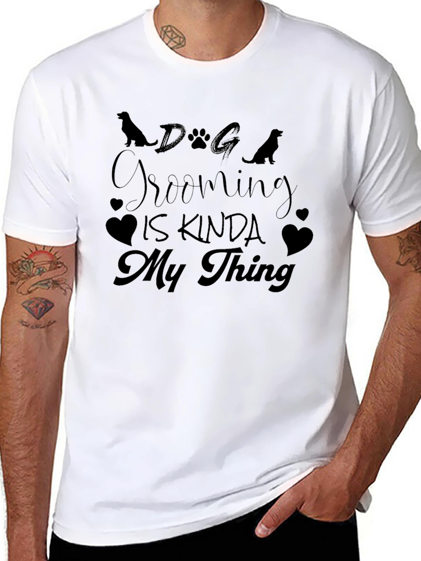 Dog Grooming Is Kinda My Thing Graphic Tee